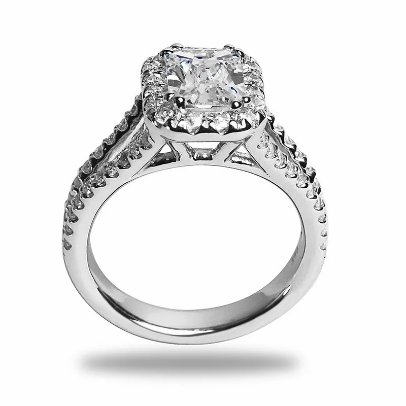 
China Supply Silver Jewelry Ring Zircon Adjustable Ring Size Ring Sliver Filled 