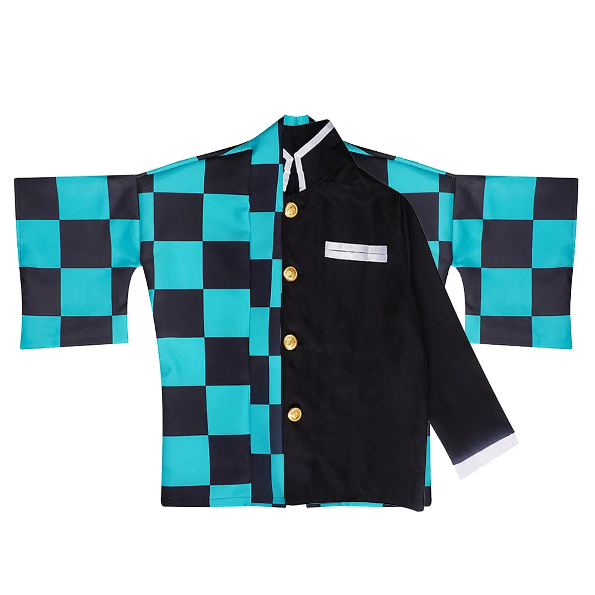 Anime Demon Slayer Costume Kimetsu  haori Yaiba Tanjirou Kamado Nezuko Cosplay Women and Men Adult Kid Kimono Cosplay Full Sets clothes