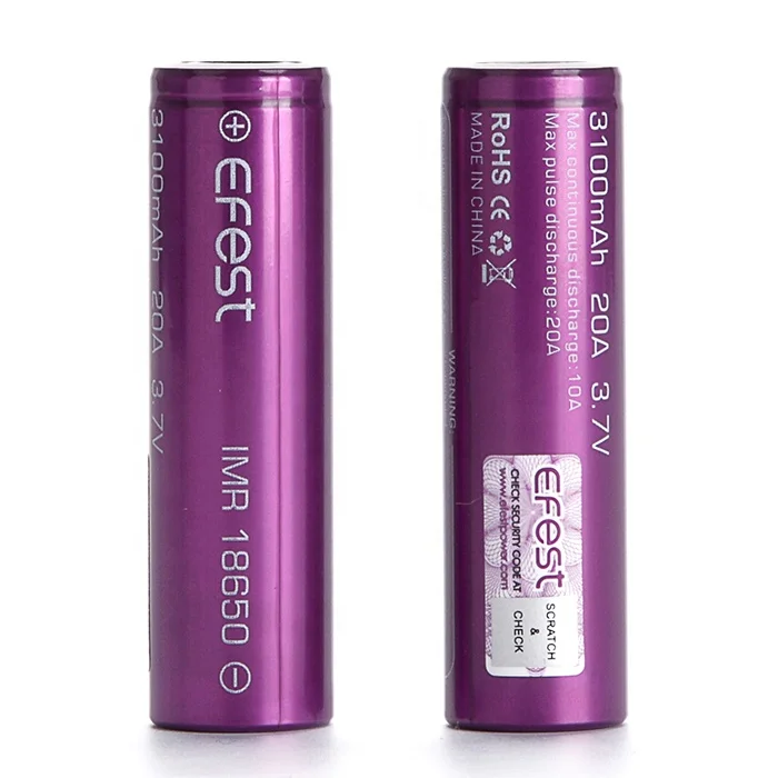 
In Stock High quality 18650 wholesale 3500Mah 20A mj1 3.7v Battery for electronic device 