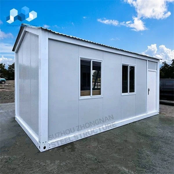 Zhongnan Detachable Custom 20ft flat pack house modular office tiny home container portable house for philippines