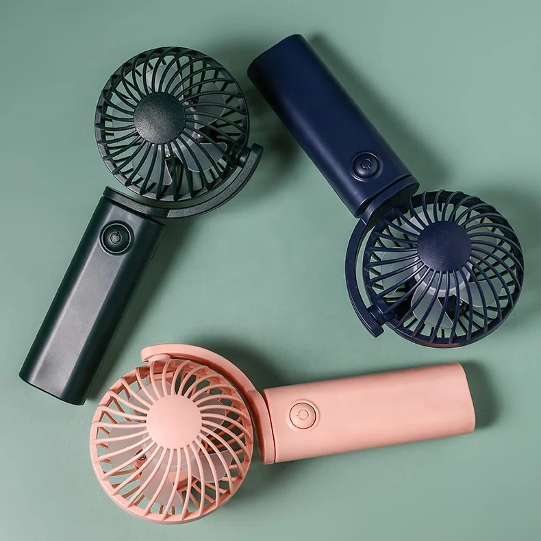 New Desktop Portable Custom USB Powerful Fan Handheld Mini Standing Rechargeable Fan USB Desk Fan