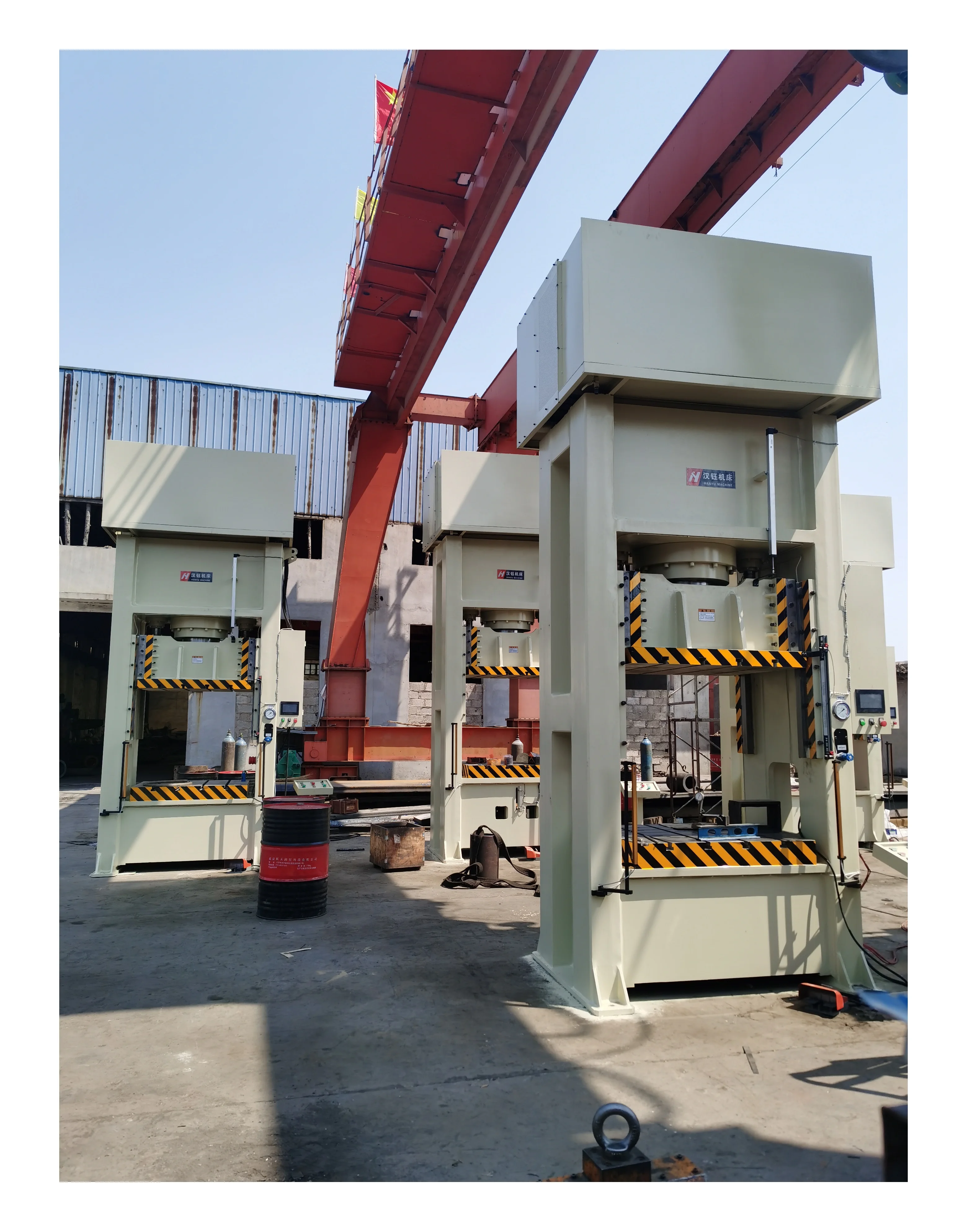 400 ton hydraulic press brake Punching Series Frame machine bigger worktable Eject cushion fast cylinder