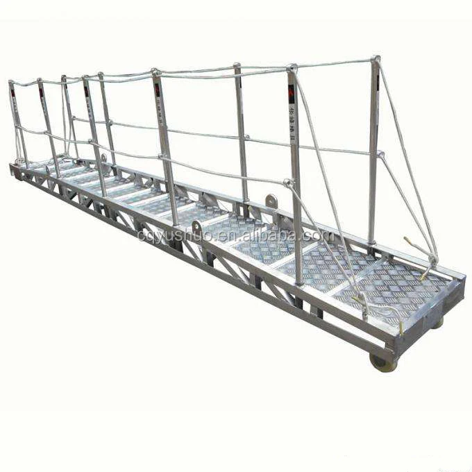 Ship Detachable Gangway Ladder/ Aluminum Wharf Ladder (Two Pieces Type)