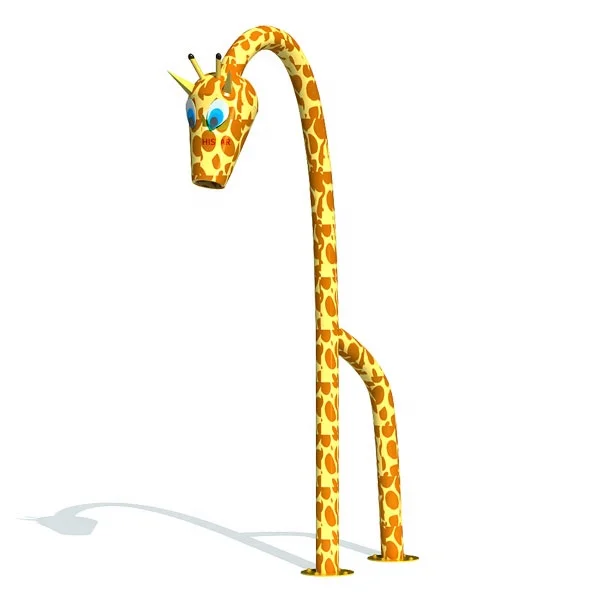 Histar outdoor aquatic playground children animal giraffe splash amusement water park