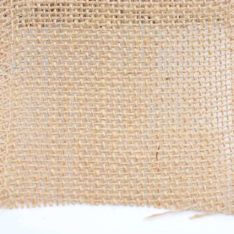 2 м из натурального джута Мешковина мешковиной лентой рулонов в винтажном стиле, рустикальная свадьба украшение Рождественские подарочные фестиваль Вечеринка домашний декор