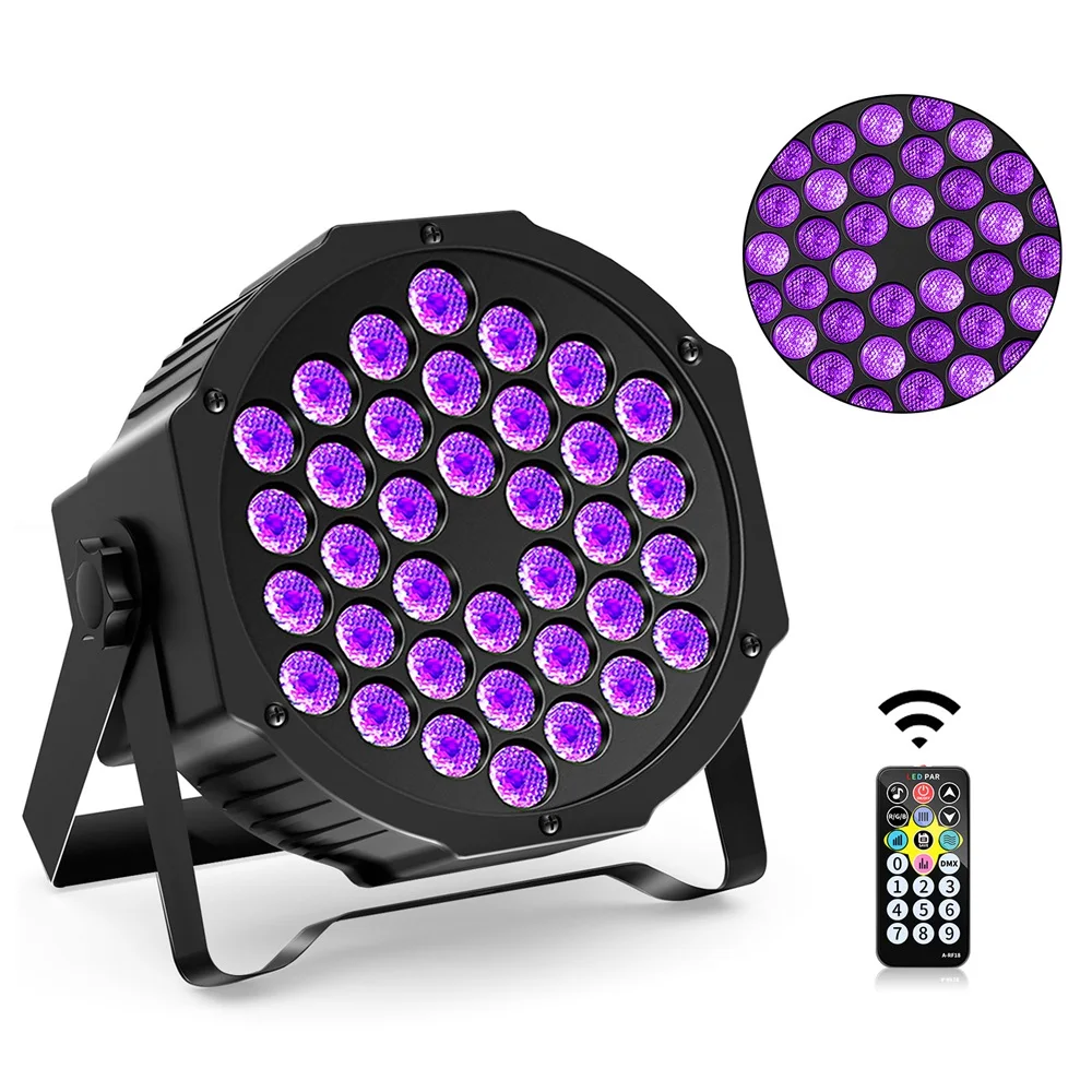 U`King 36W UV rgbw dj led stage disco video beam laser light equipment for sale