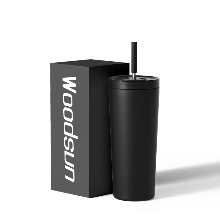 2024 Leisure Style Stainless Steel Vacuum Small Tumbler With Straw 24Oz