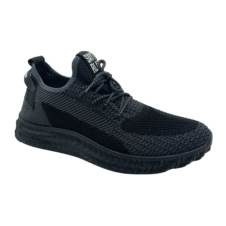 
Hot selling good quality 2021 new design fly knit casual sports shoes for men 