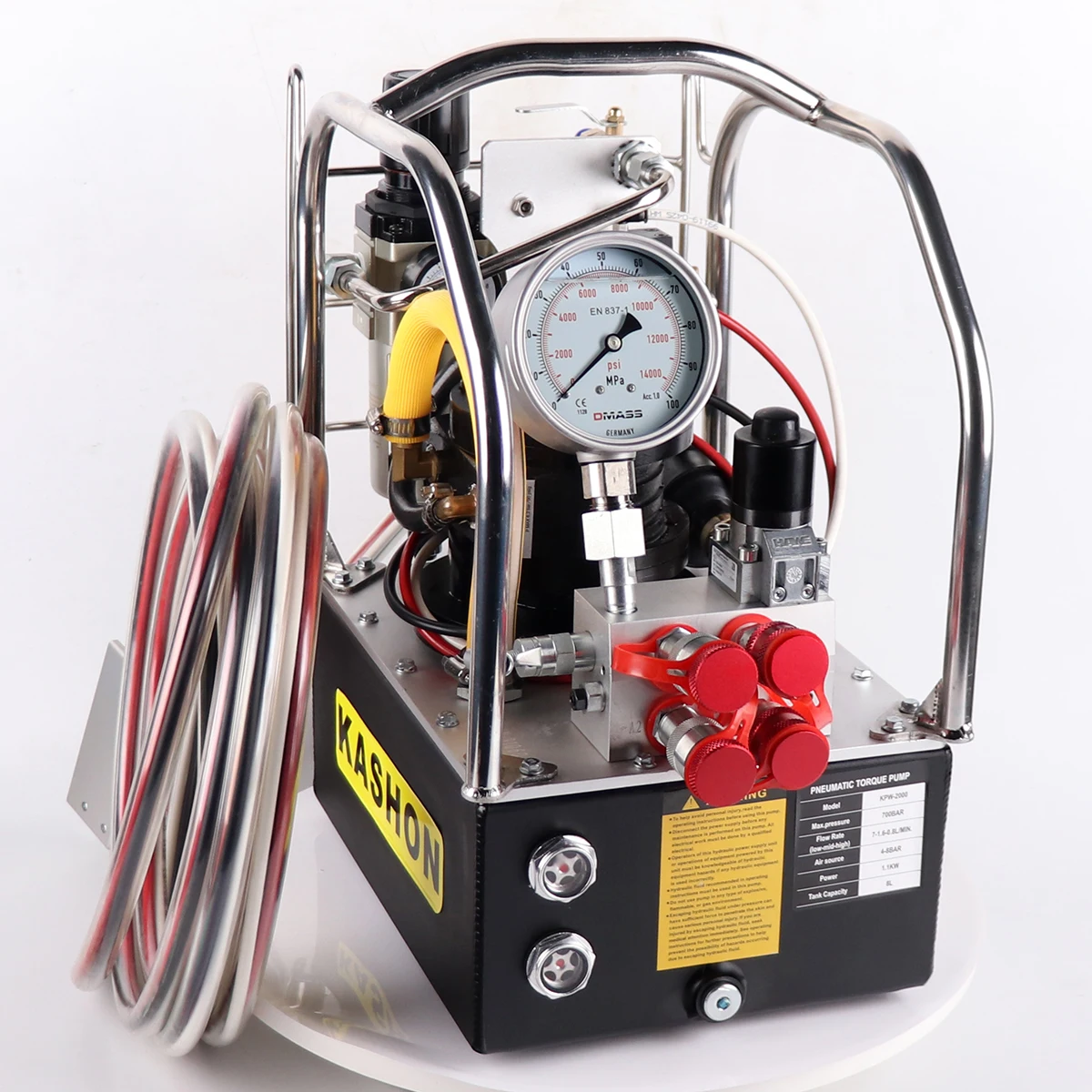 KAT-3000 700 bar / 10000 psi Air Pneumatic Power Hydraulic Torque Wrench Pump