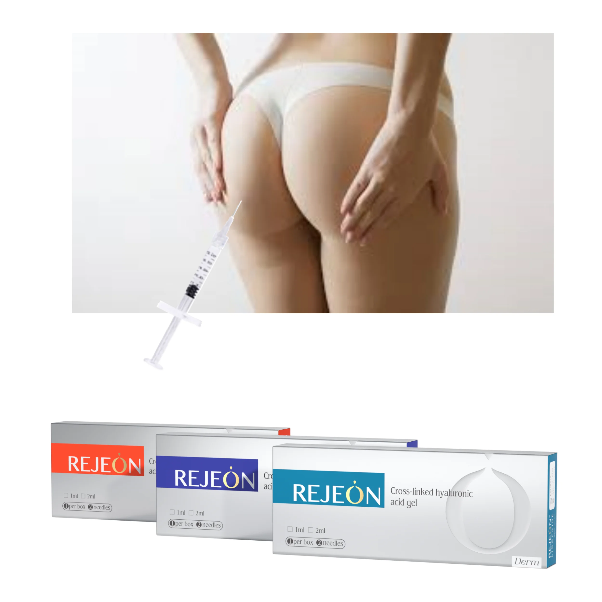 REJEON 10ml 20ml Hyaluronic Acid Breast Buttock Dermal Filler Injection/buttocks
