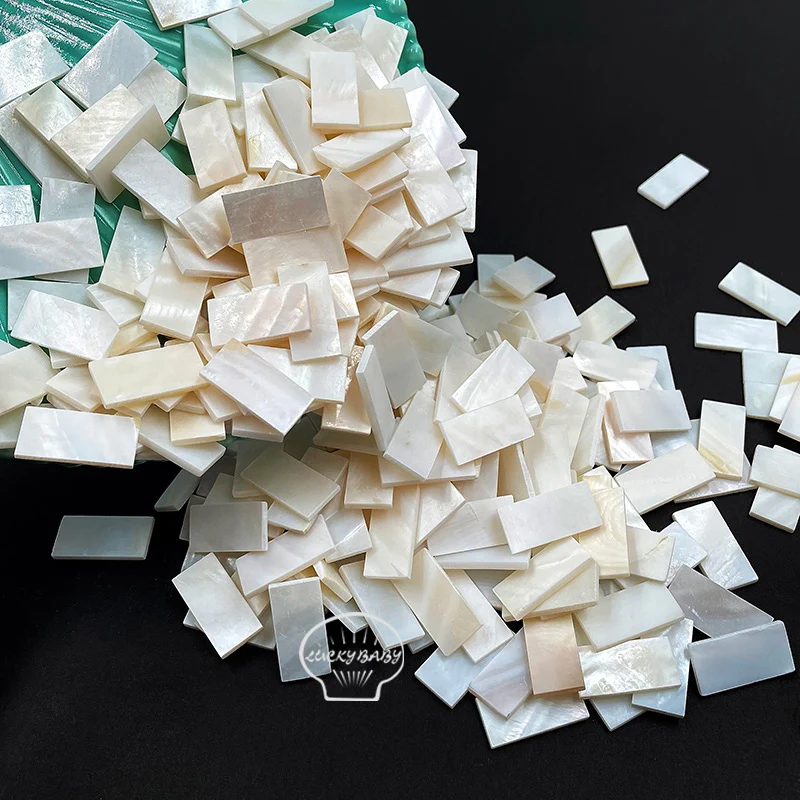 20mm*10mm*2mm natural Mother Of Pearl Blanks Creative DIY jewelry accessories  carved inlay decoration material
