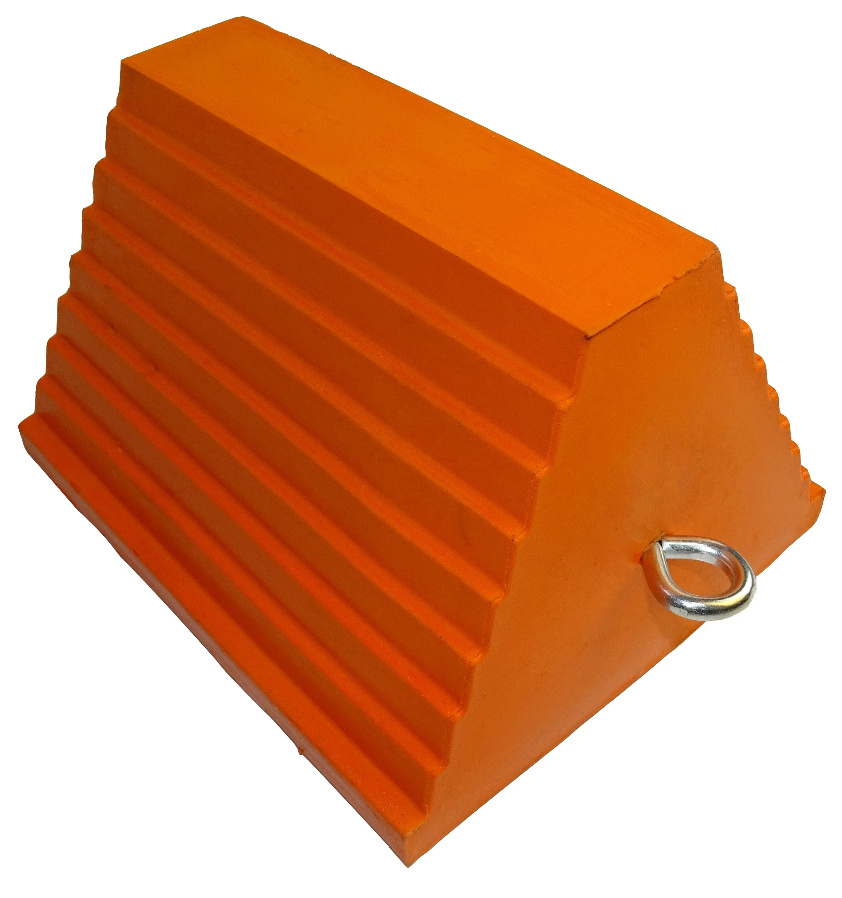 UCTS003 Safety Polyurethane Pyramid Wheel Chock Block with Hook UWC04 PU Chocks