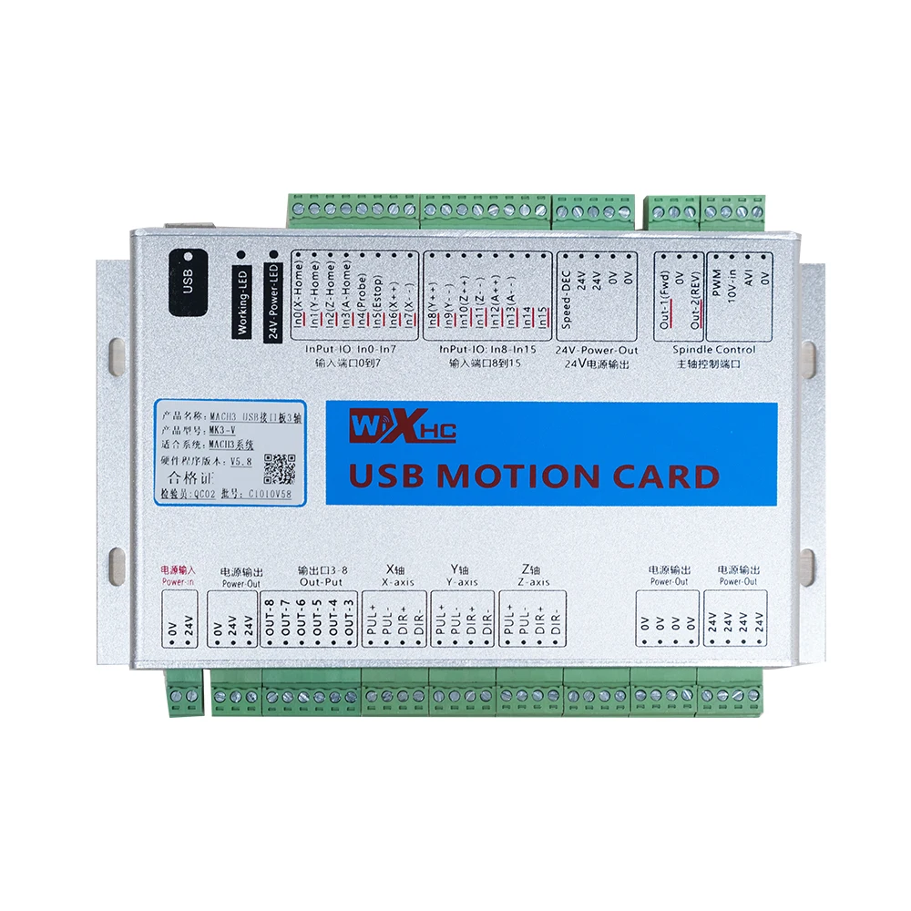 XHC 3 axis CNC controller mach3 breakout board engraving machine 2000KHZ Stepper Motor Driver Control