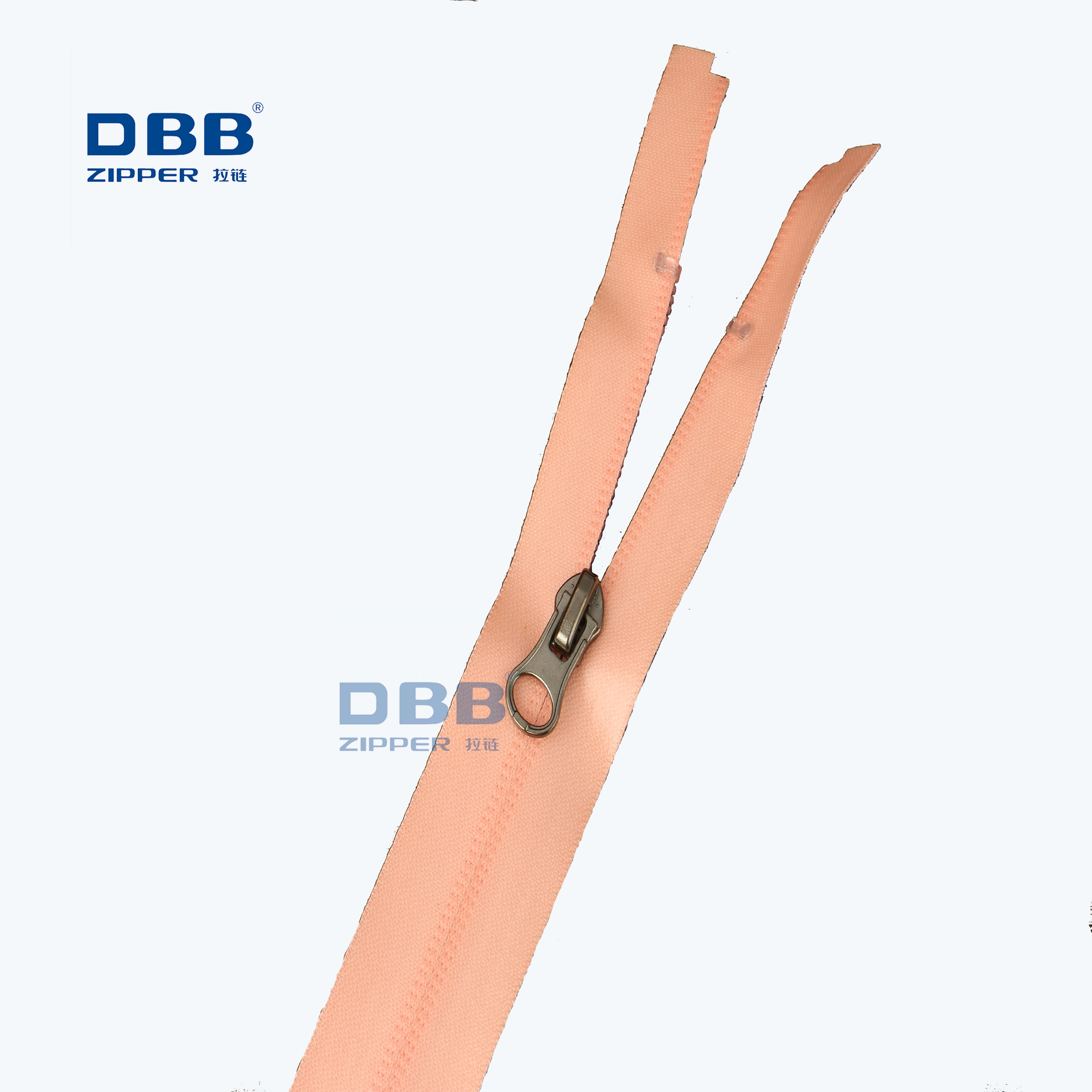 
Wholesale nylon/metal/plastic waterproof long chain zipper with PU/TPU/PVC coated water-resistant material 