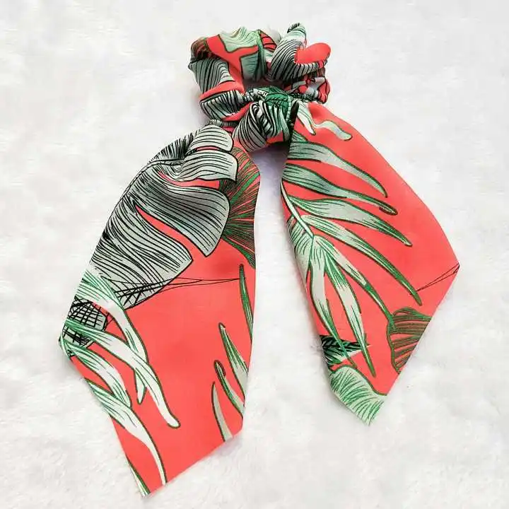 Factory satin hair band ponytail holder Hair Ties Scrunchies