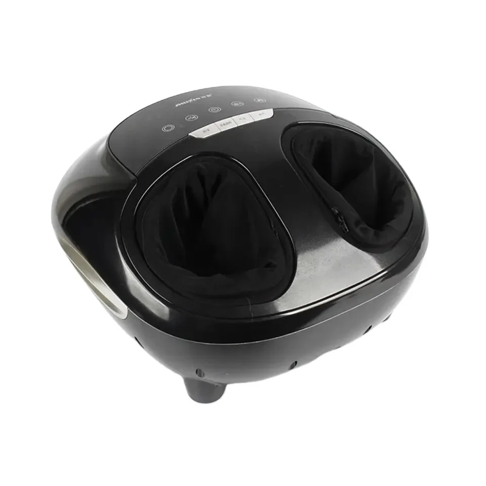 Air pressure electric foam roller on acupuncture points infrared shiatsu vibrating pulse heat foot massage