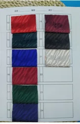 Zebra Patterned Polyester Satin Jacquard Fabric Manufacturers Directly Imitation Silk Fabrics Jacquard Stof For Pajamas Dresses