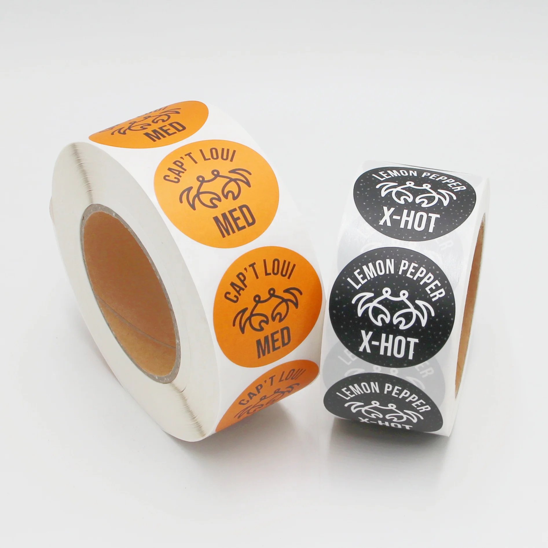 Custom Label Waterproof Logo Sticker Printed Roll Label Synthetic Paper Adhesive Stickers for Business & Shopping