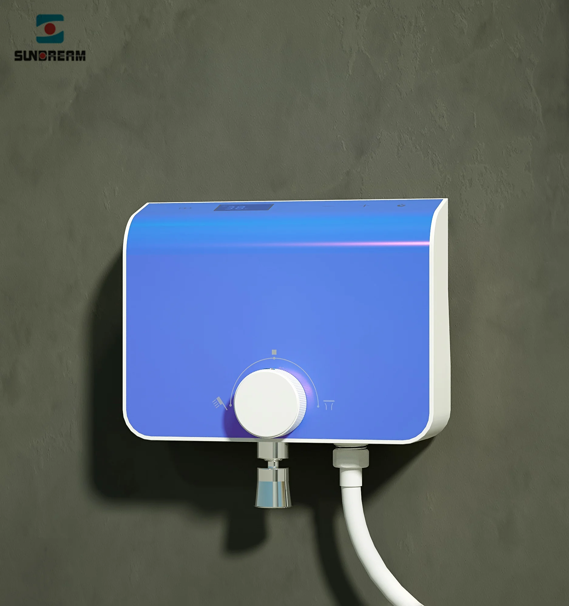 SUNDREAM smart brass rain shower set luxury bathroom faucets rain shower set with head shower