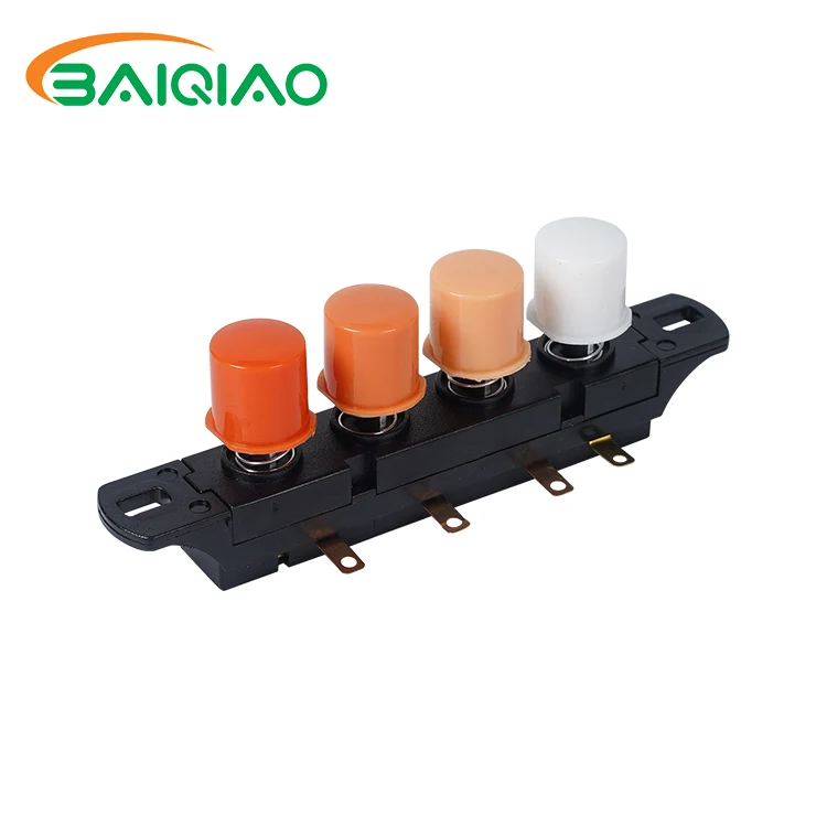 Factory Direct Price Home Appliance Electric Fan Parts Switch 4 Position Keyboard Button Switch