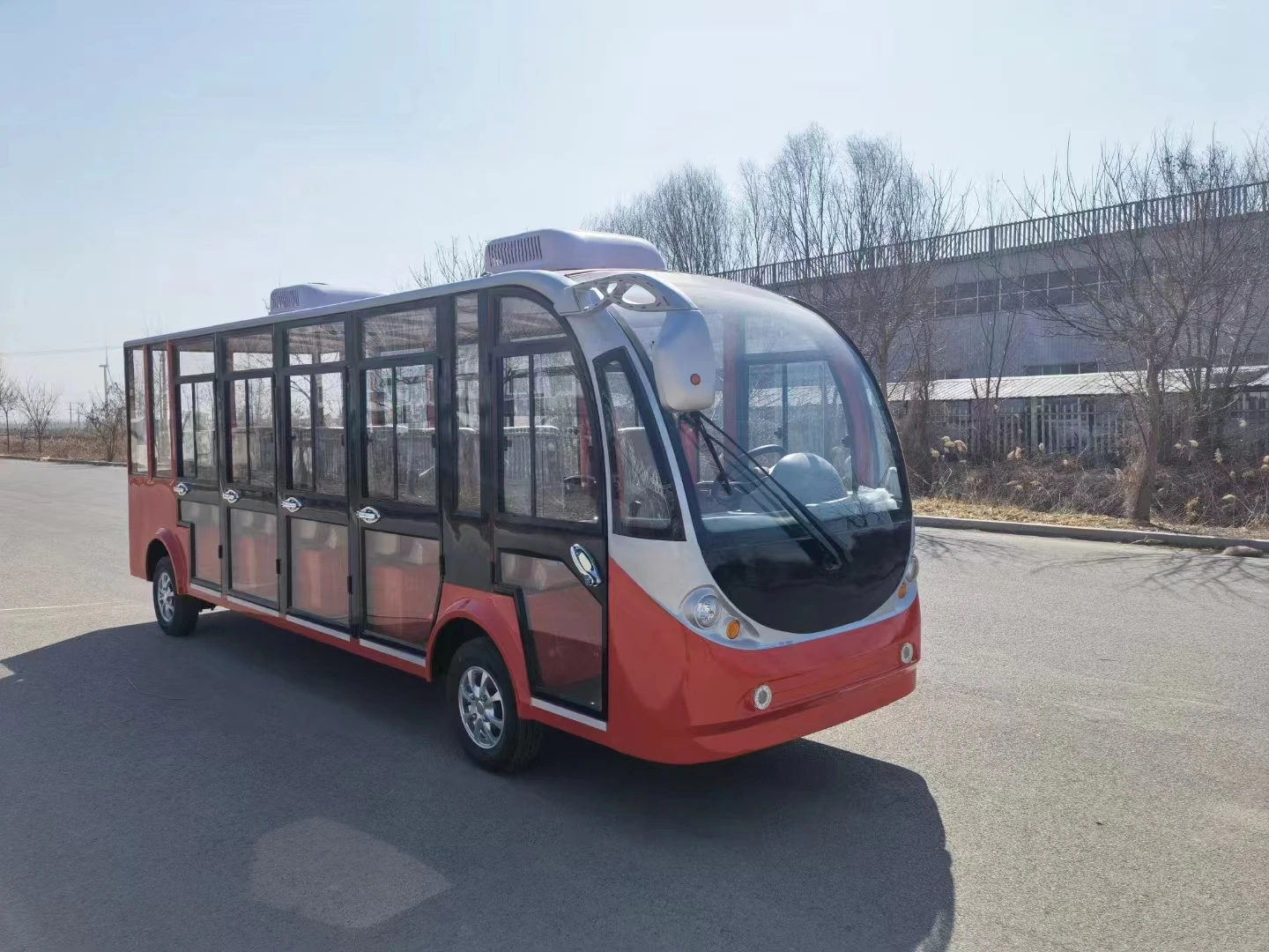 OEM electric tourist bus & car with 17 passengers
