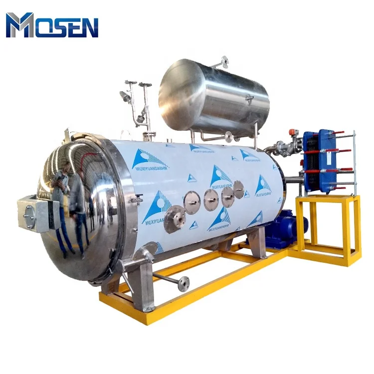 Automatic Retort Water Spray Types Of High Packing Materials Food Sterilizer Retort China Manufacture