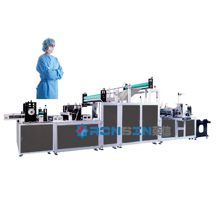 New Automatic Non Woven Surgical Medical Gowns Making Machine