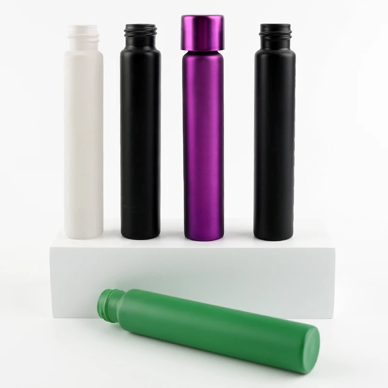 116Mm 125Mm 120Mm Child Proof Screw Top Glass Tube with Custom Stickers