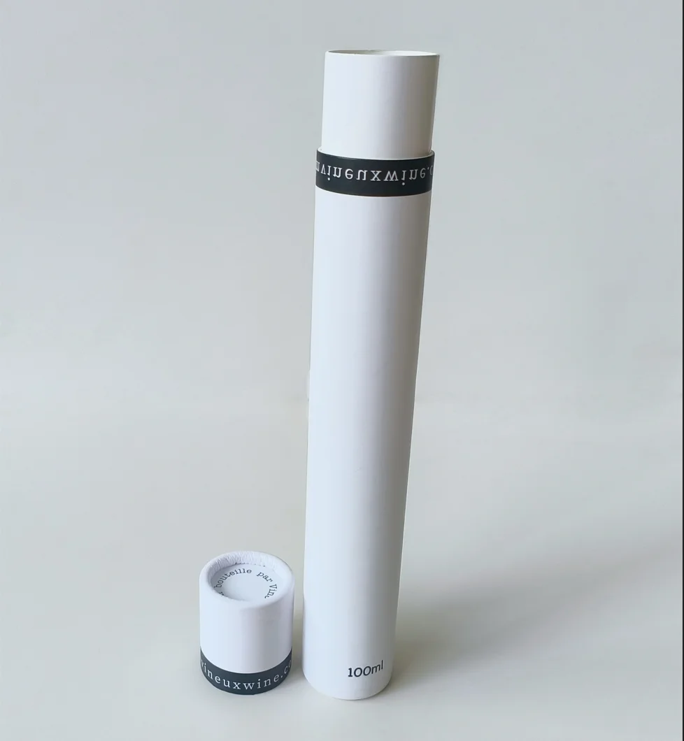 100% Eco-friendly  Incense Stick  kraft Cardboard Packaging long Thin cylinder paper  tube with custom print