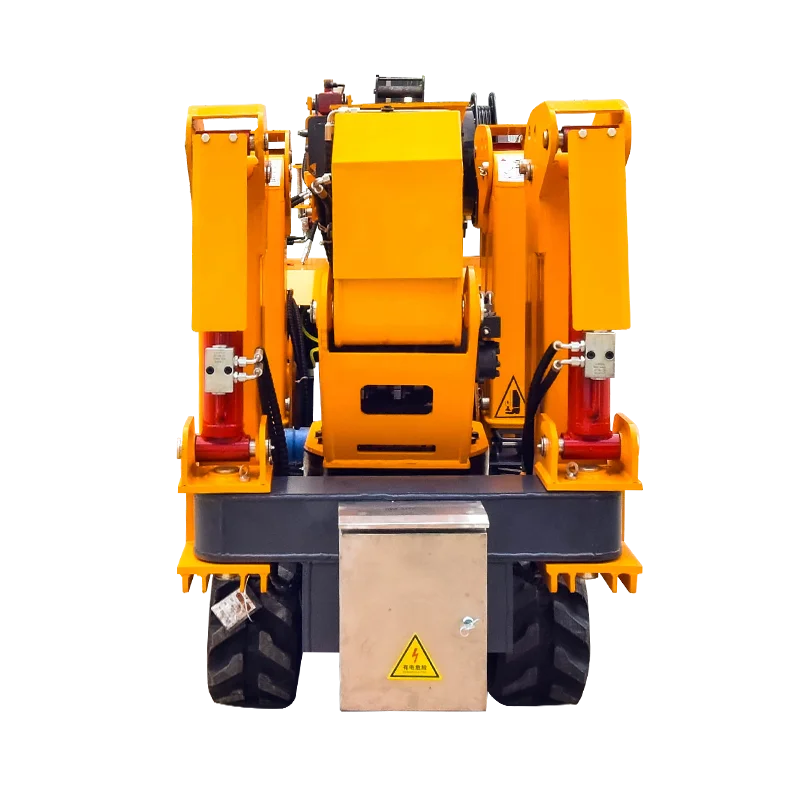 3 Ton Spider Cranes 9 Meters Ground Lift Mini Lifting Equipment Automatic Walking 8 Ton Crawler Cranes Jib Electric Spider Crane