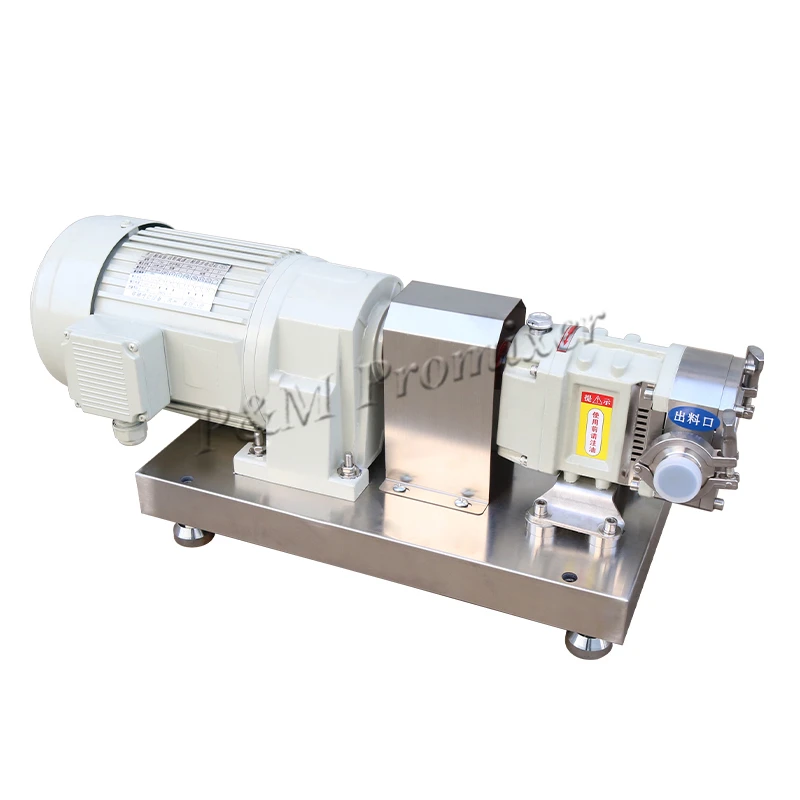 Hardware equipment medical food grade stainless steel high-viscosity sauce conveying cam rotor homogenizing pump