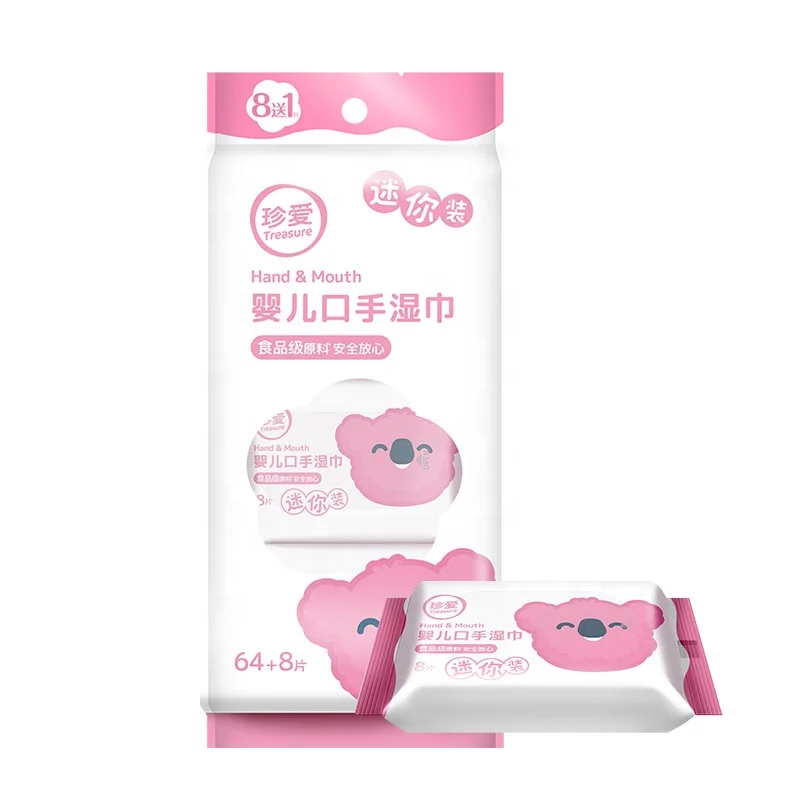 Mini Wet Towels for Baby Wiper 80pcs Pacifier Wipes