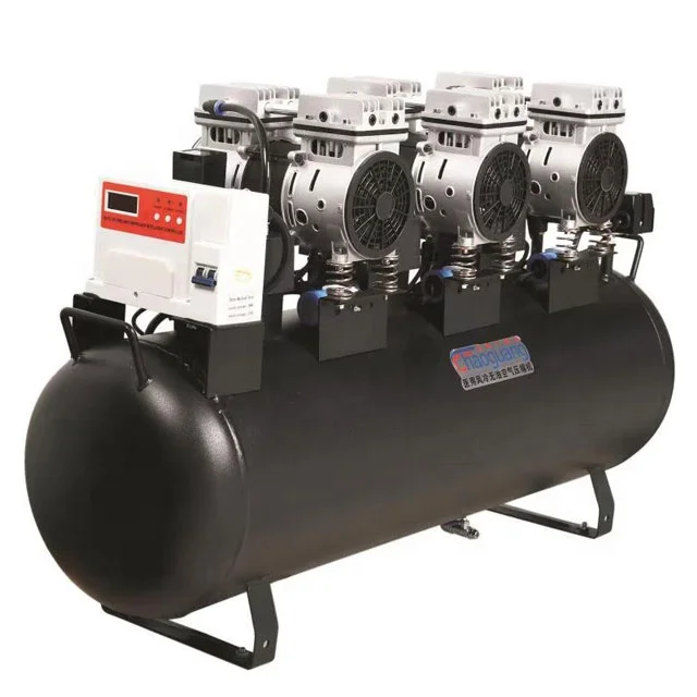 Factory price Silent Medical Oil Free Dental Air Compressor With CE for 2 dental chairs