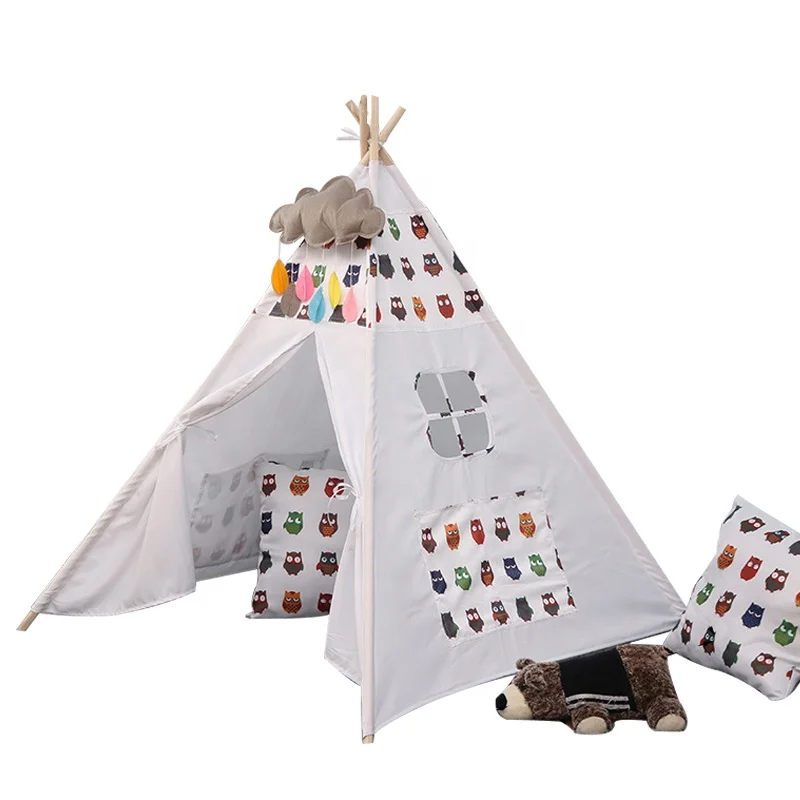 Tipi Tent for kids children play teepee tent house  baby indoor&outdoor kids indian toy tents