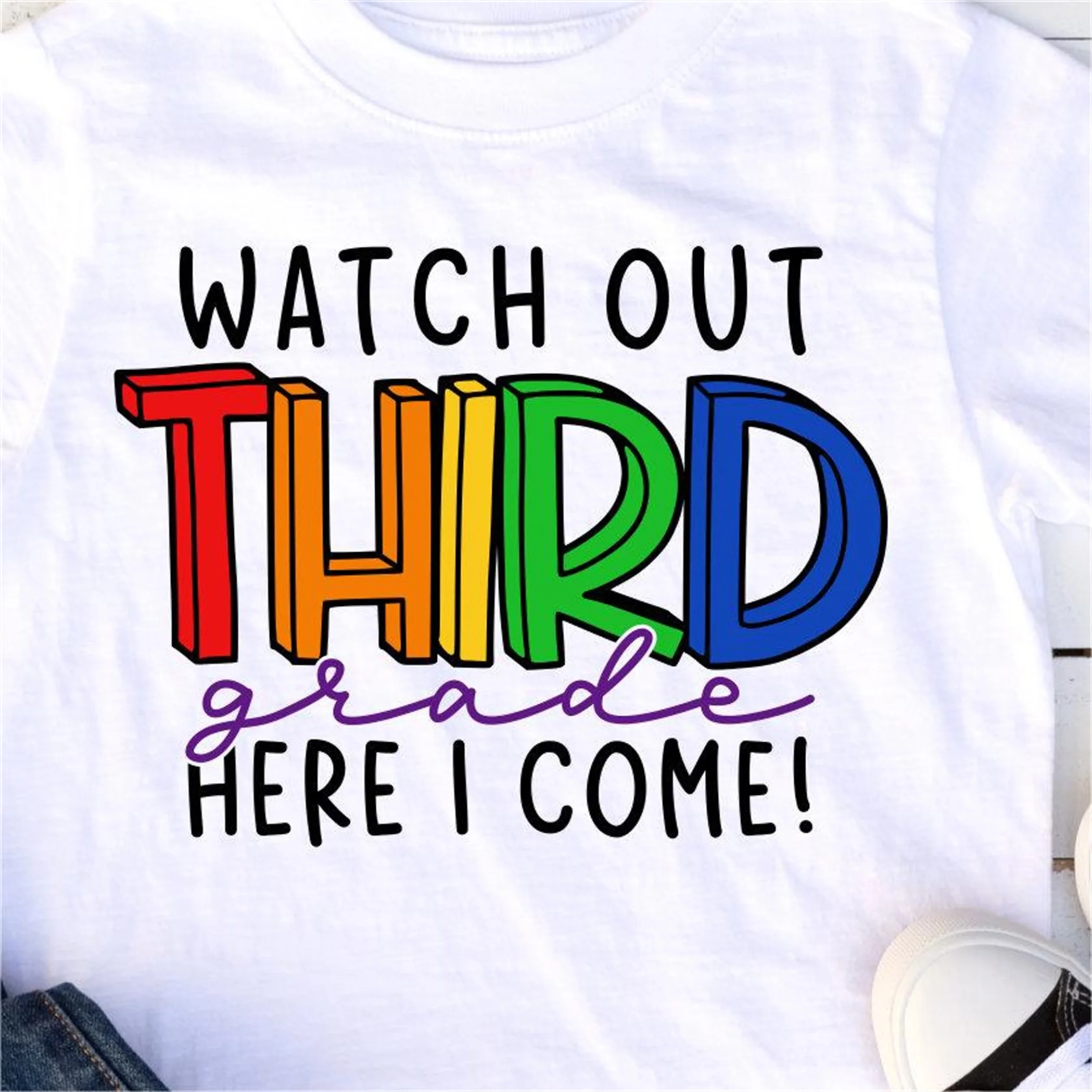 screen print transfer Hot Sale Back To School Custom Iron On Decals Leopard School Daycare screen print transfer