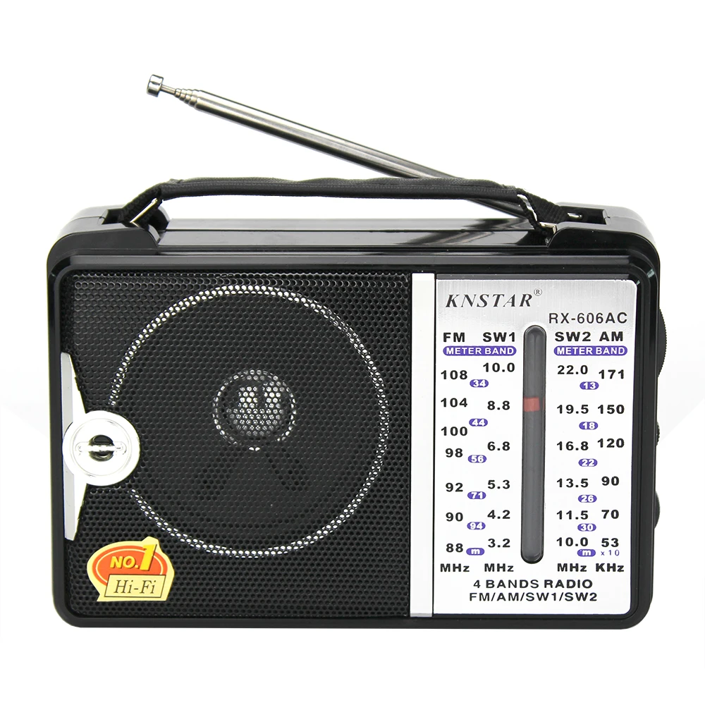 RX-606AC good quality DSP radio high sensitivity am fm sw 4 band radio receiver with AC plug