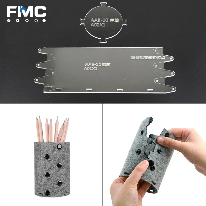 Transparent Purse Leather Craft Acrylic Wallet Bag Pattern Stencil Template Tool DIY SetPurse template