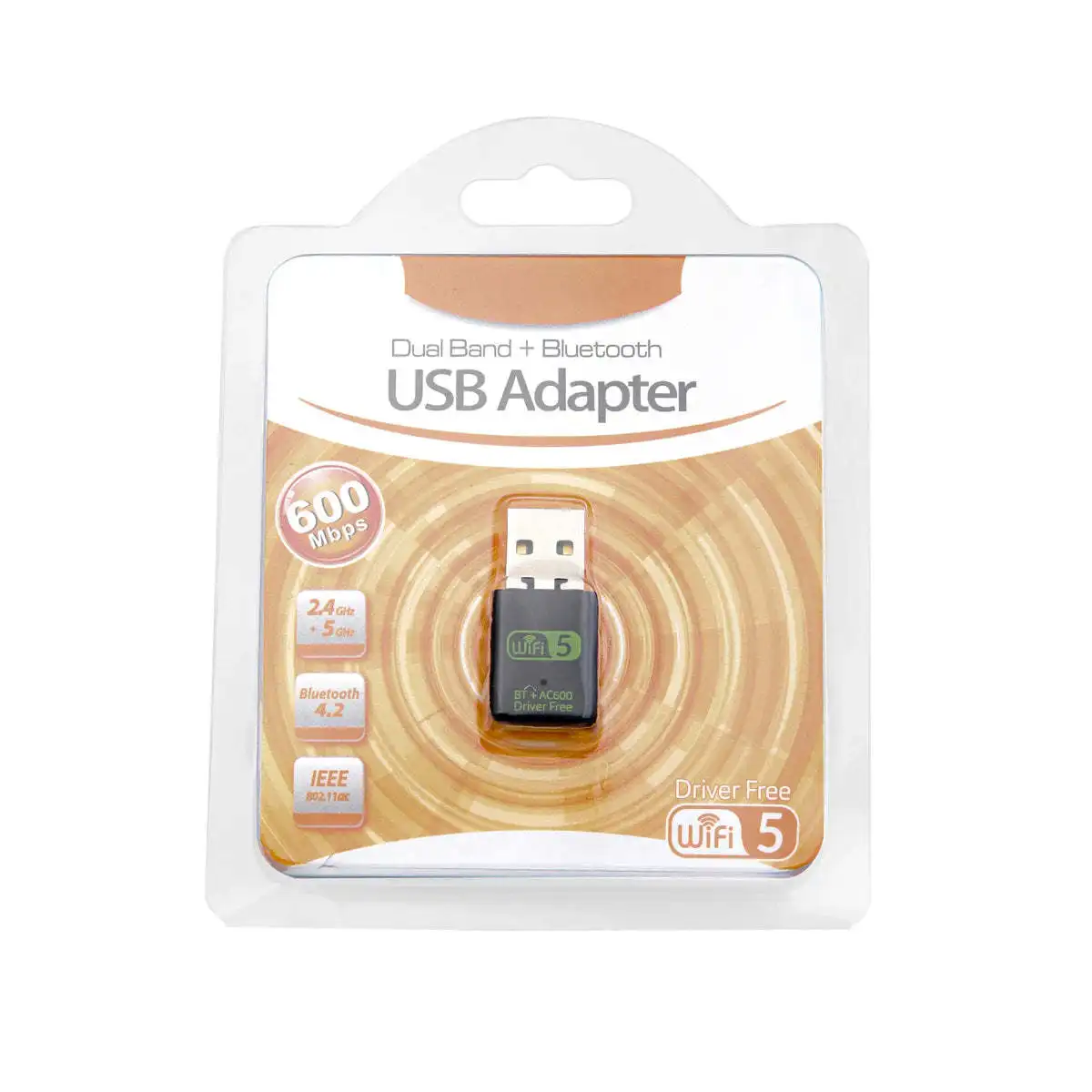 600 Мбит/с двухдиапазонный 2 4/5 ГГц USB WiFi Blue-tooth адаптер Бесплатный драйвер Wifi приемник ключ для ПК/ноутбука