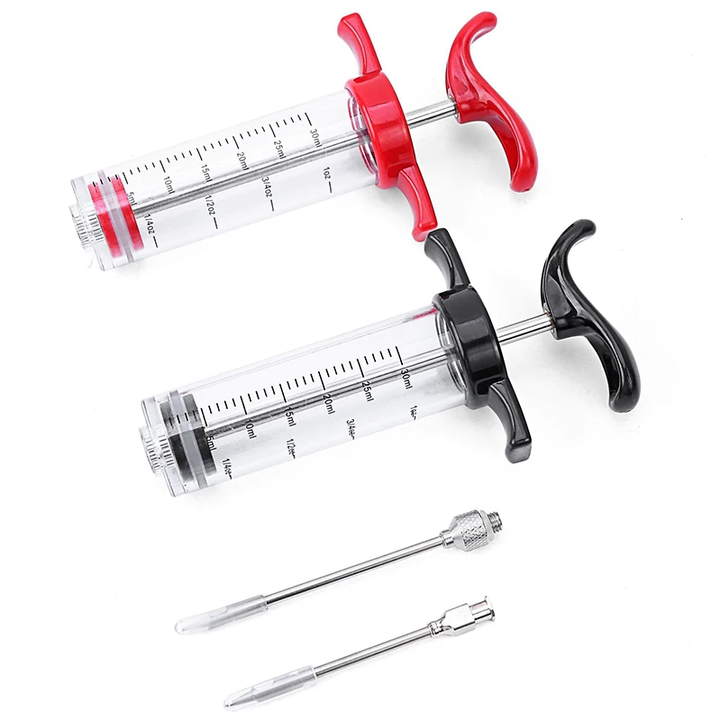 Иглы из нержавеющей стали пористый шприц индейки инжекторы мясной аромат маринад инжектор