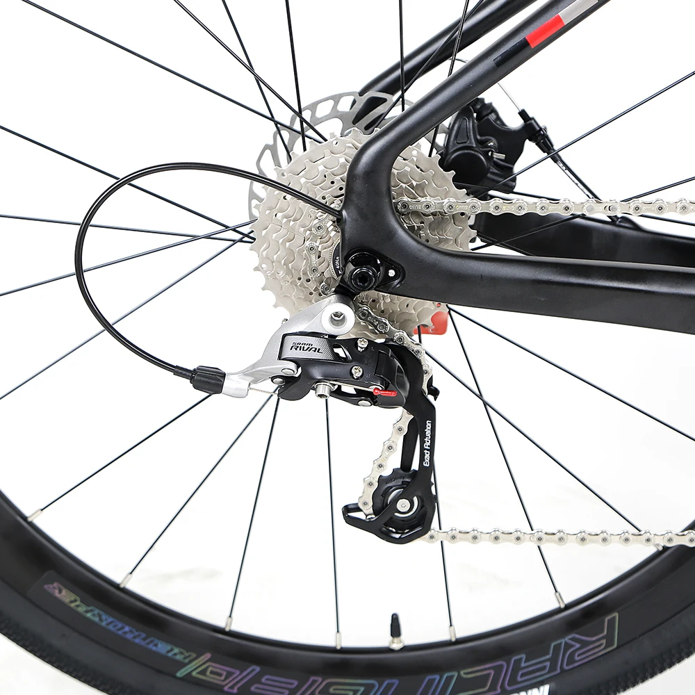 Твиттер bicicleta карбоновый гравийный велосипед с конкурирующей 22 скоростью 12*142 мм через ось дисковый тормоз внедорожный углеродный волокнистый Гибридный