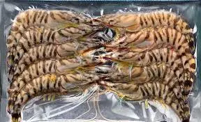 Оптовая продажа японские Гигантские Черные Тигровые креветки в вакуумной упаковке и быстрое замораживание