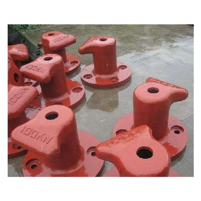 Customized Sand Casting Ductile Iron / Steel Marine Dock Bollard