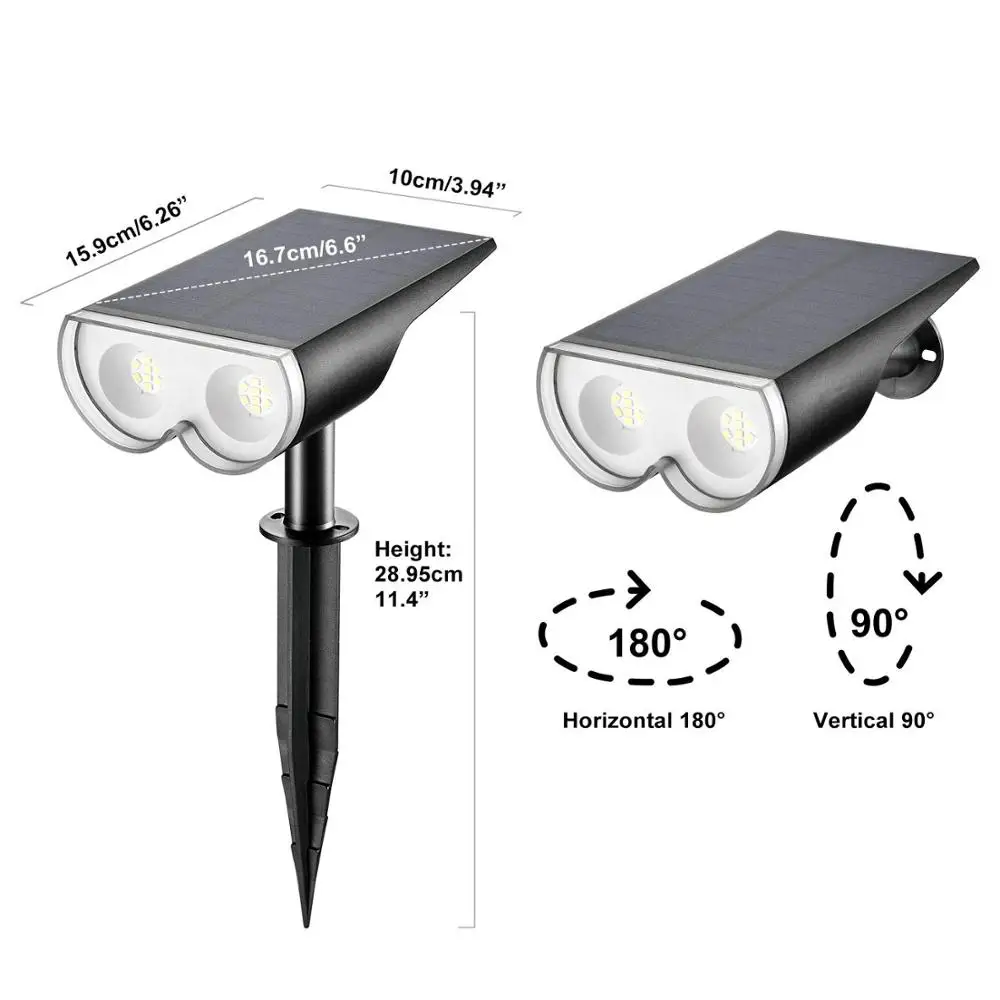 Manufacture IP67 Waterproof Outdoor Solar Power Sensor LED Landscape Garden Pathway Lights Pathway Solar Lights Lawn Lamp