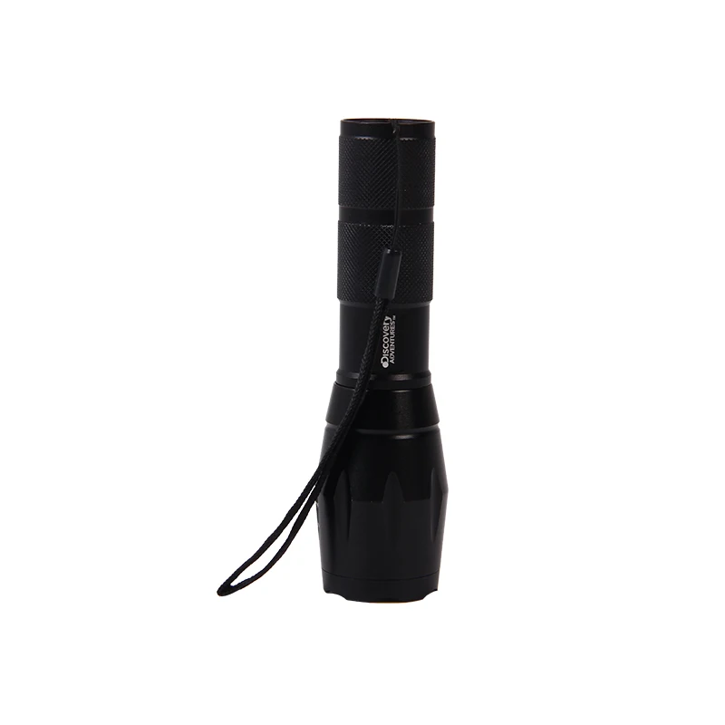 
New Arrival Aluminum And Rubber Black Led Flashlight From China 