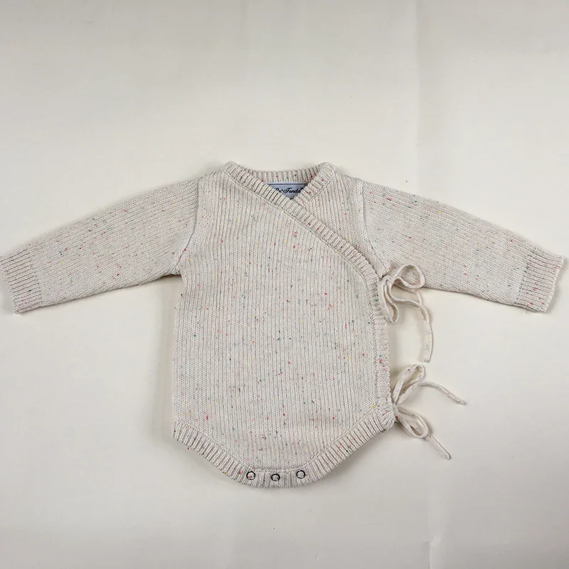 Baby romper jumpsuit soft luxury cotton knitted newborn baby clothes romper long sleeve