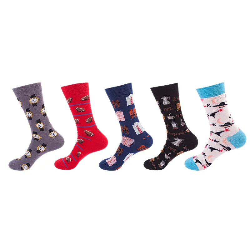 
Oil painting series of sport long socks of tube socks in man of European and American 