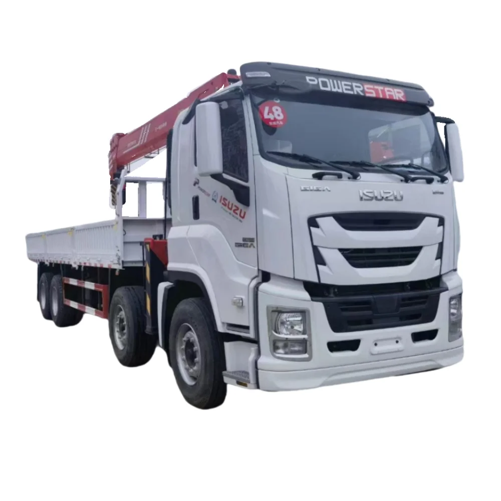 Factory Price ISUZU GIGA Truck Mounted Crane 8x4 16Ton Hydraulic Boom Crane Truck For Sale