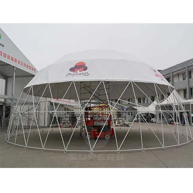 13m geodesic dome tent for pleasure ground