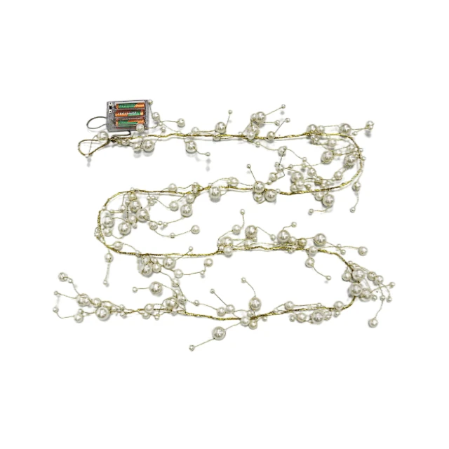 New Design Christmas Lights Acrylic Beads And Warm Color Led Lights For Home Decoration