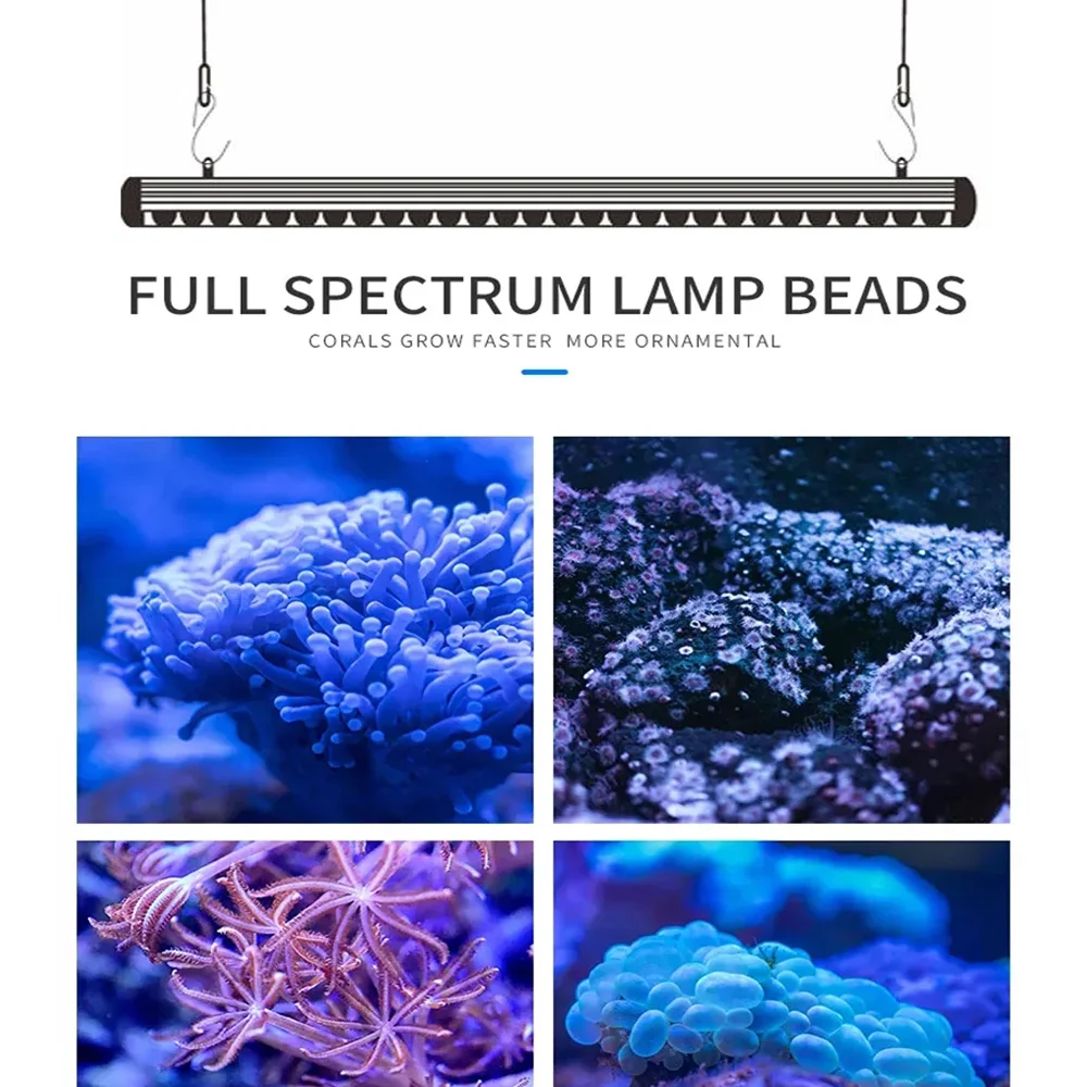For SPS / LPS Coral Reef Plants Growth LED Aquarium Lighting Bars 60/90/120cm